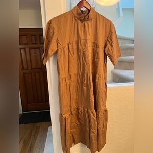 Everlane tiered dress